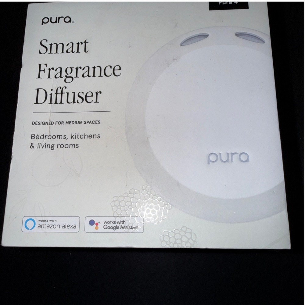 Pura 4 Smart Fragrance Diffuser Home White New App Controlled WiFi Alexa Google